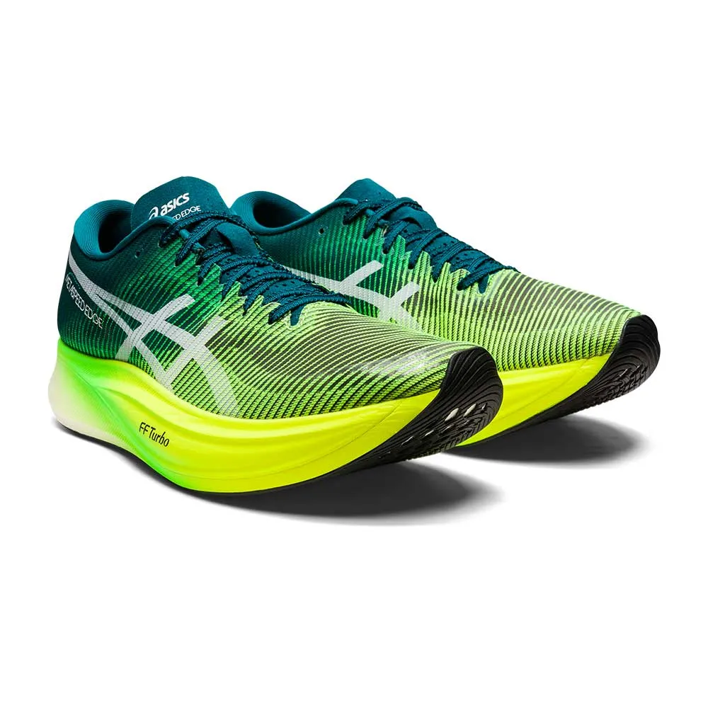 All Gender MetaSpeed Edge  Running Shoe - Velvet Pine/Safety Yellow - Regular (D)