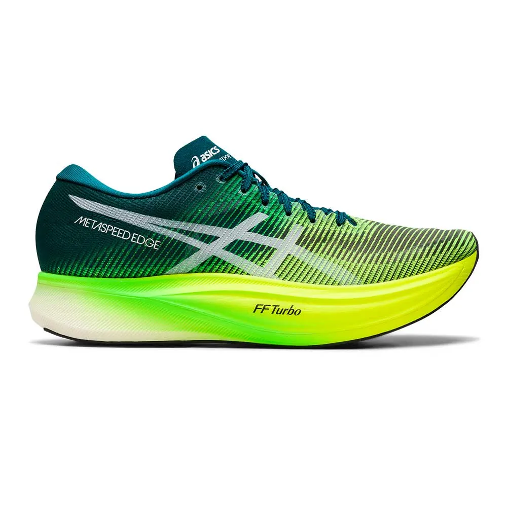 All Gender MetaSpeed Edge  Running Shoe - Velvet Pine/Safety Yellow - Regular (D)