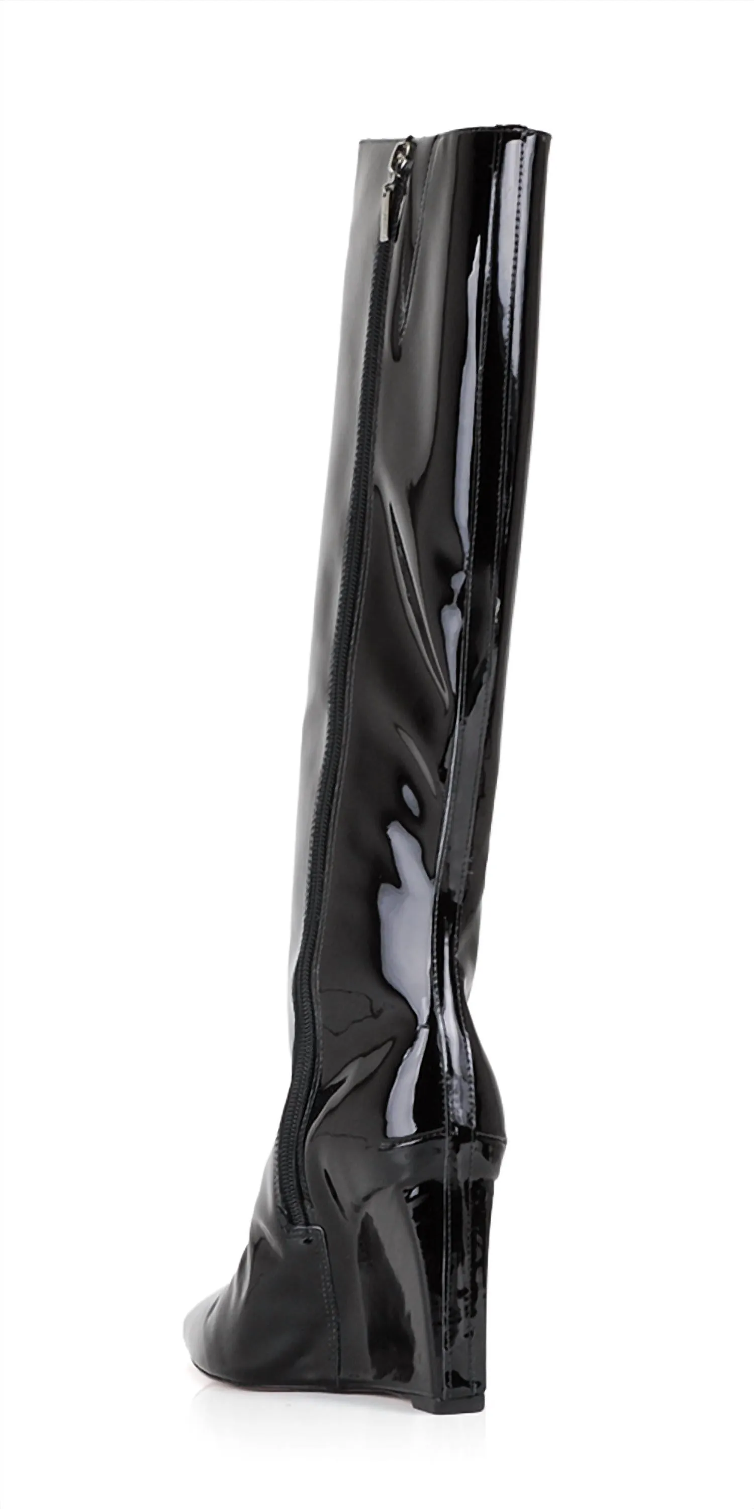 Asya Up Patent Leather Boots