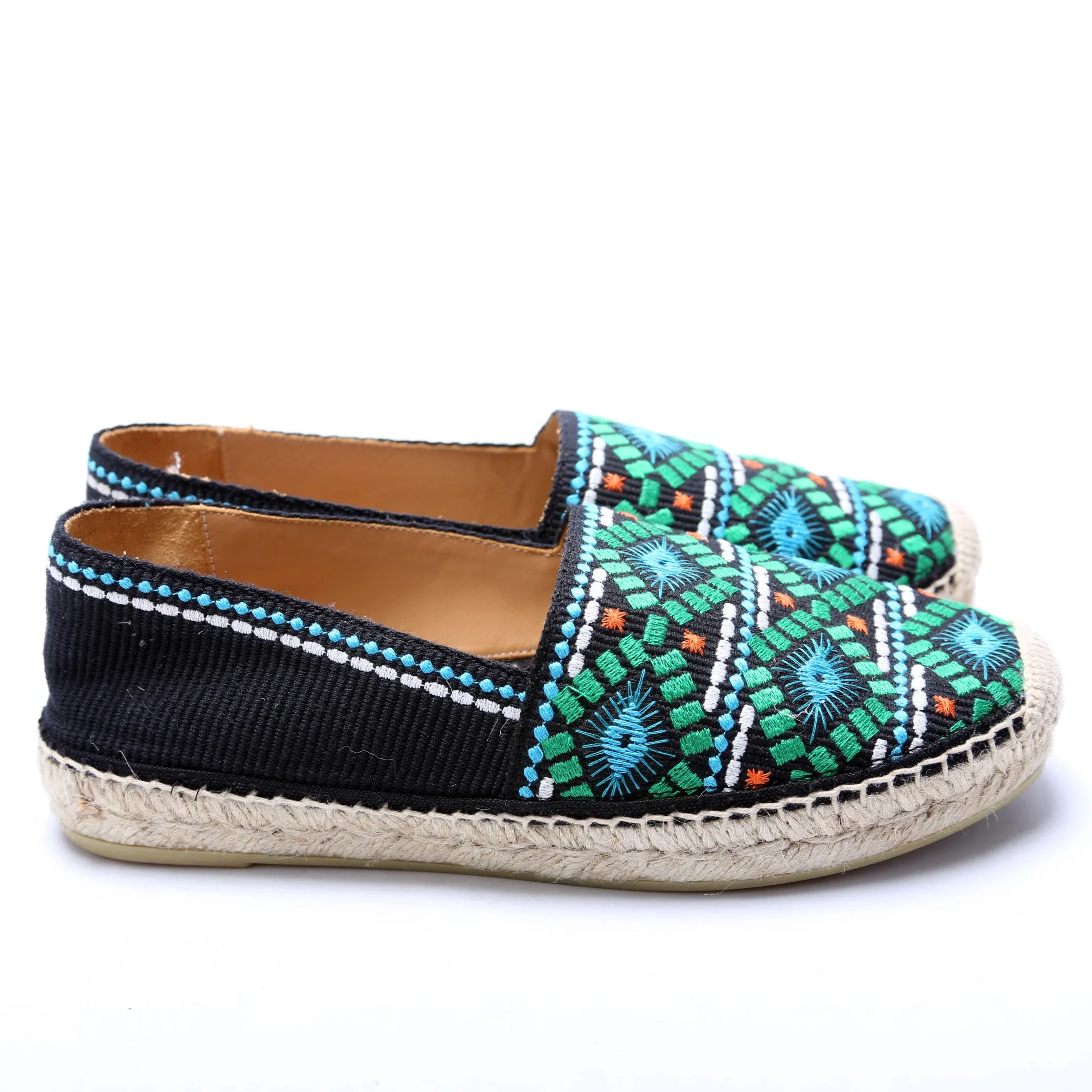 Aztec Print Espadrilles Size 38