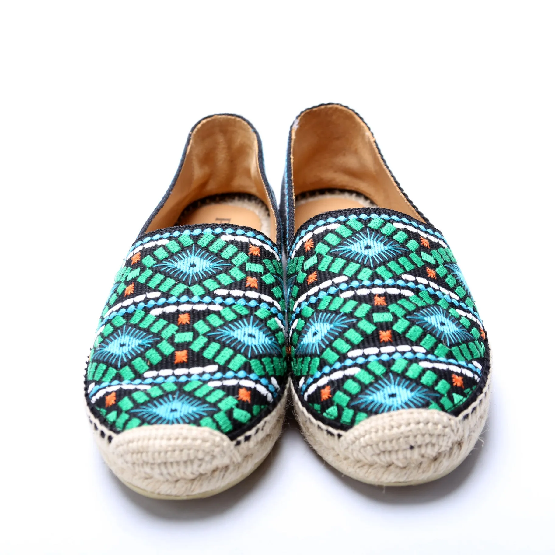 Aztec Print Espadrilles Size 38