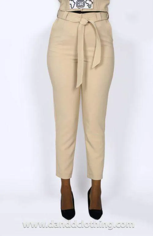 Beige African Office Pants