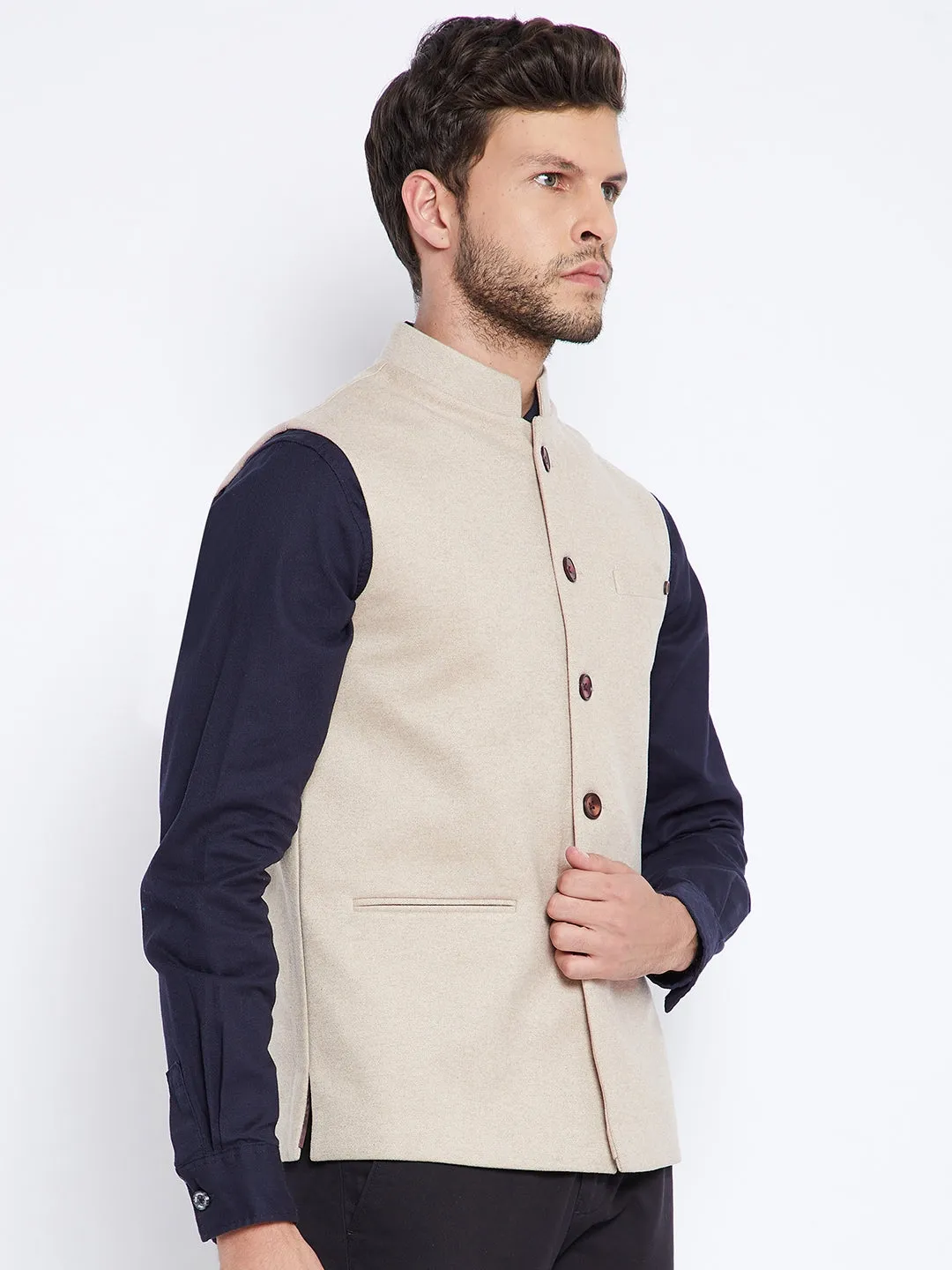 Beige Waistcoat