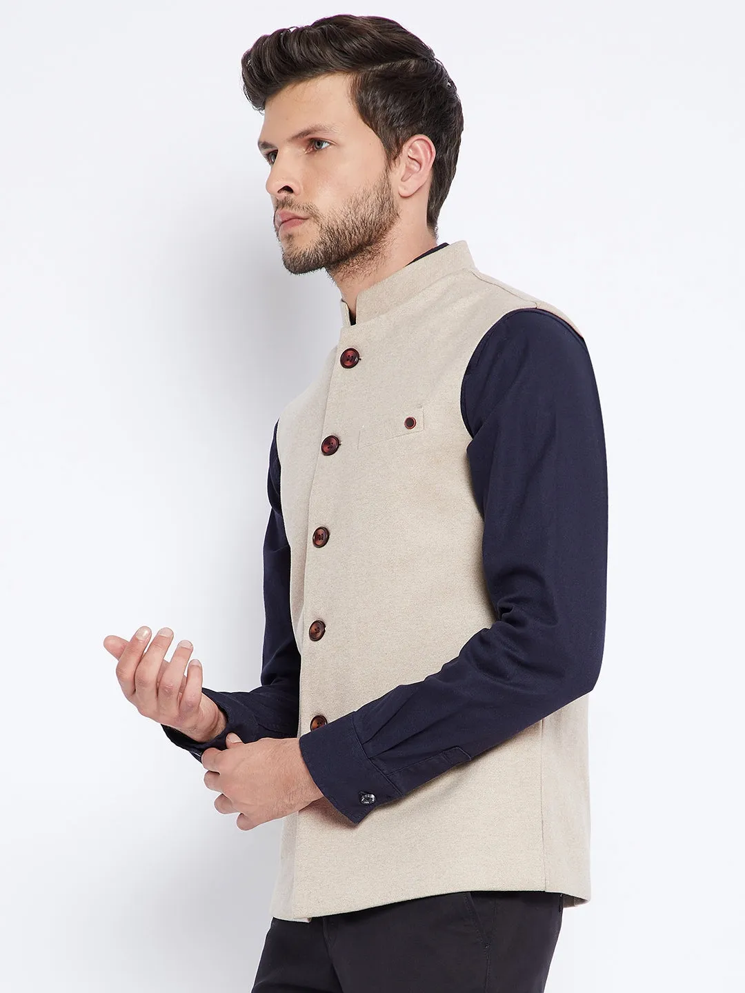 Beige Waistcoat