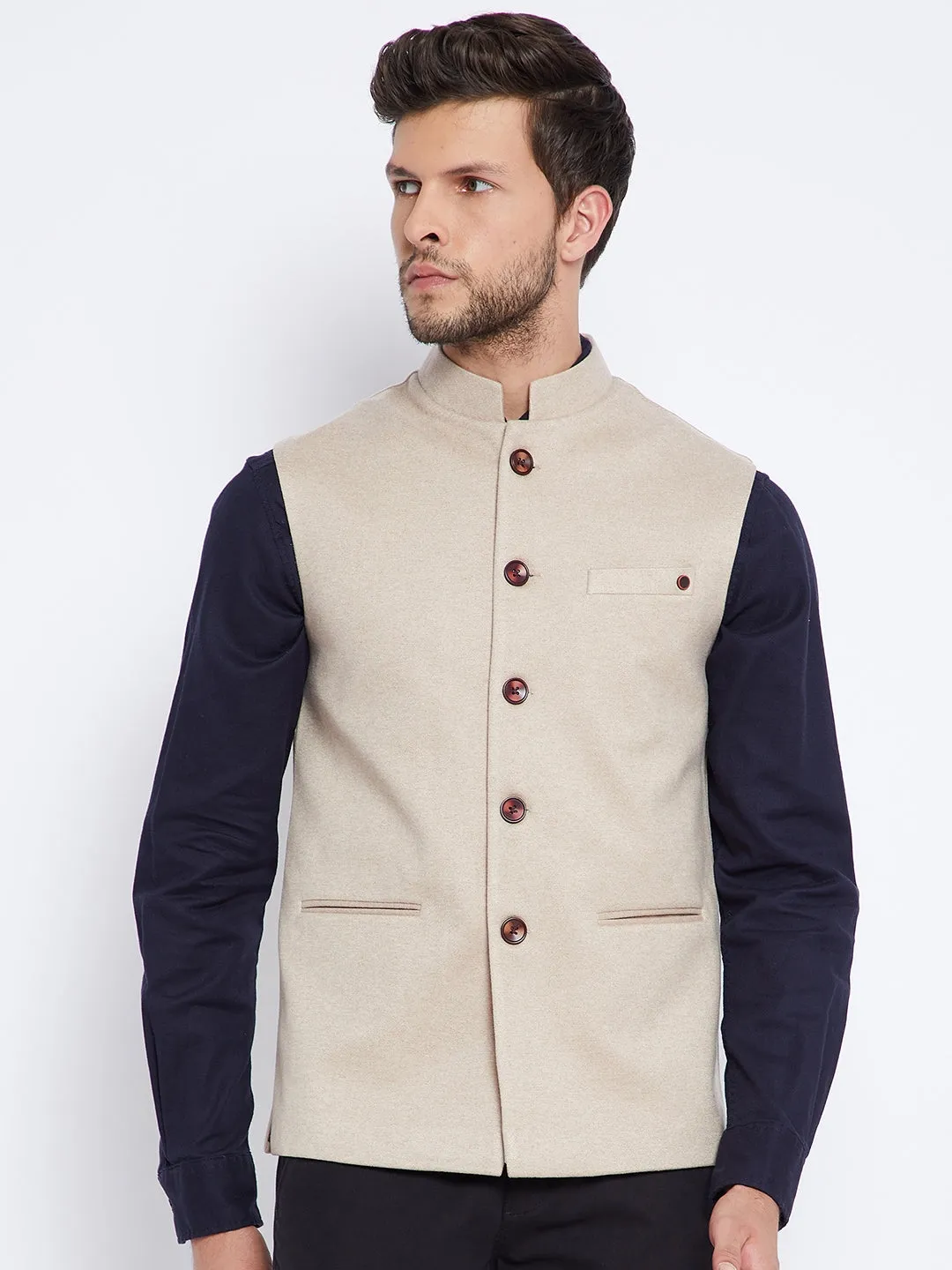 Beige Waistcoat