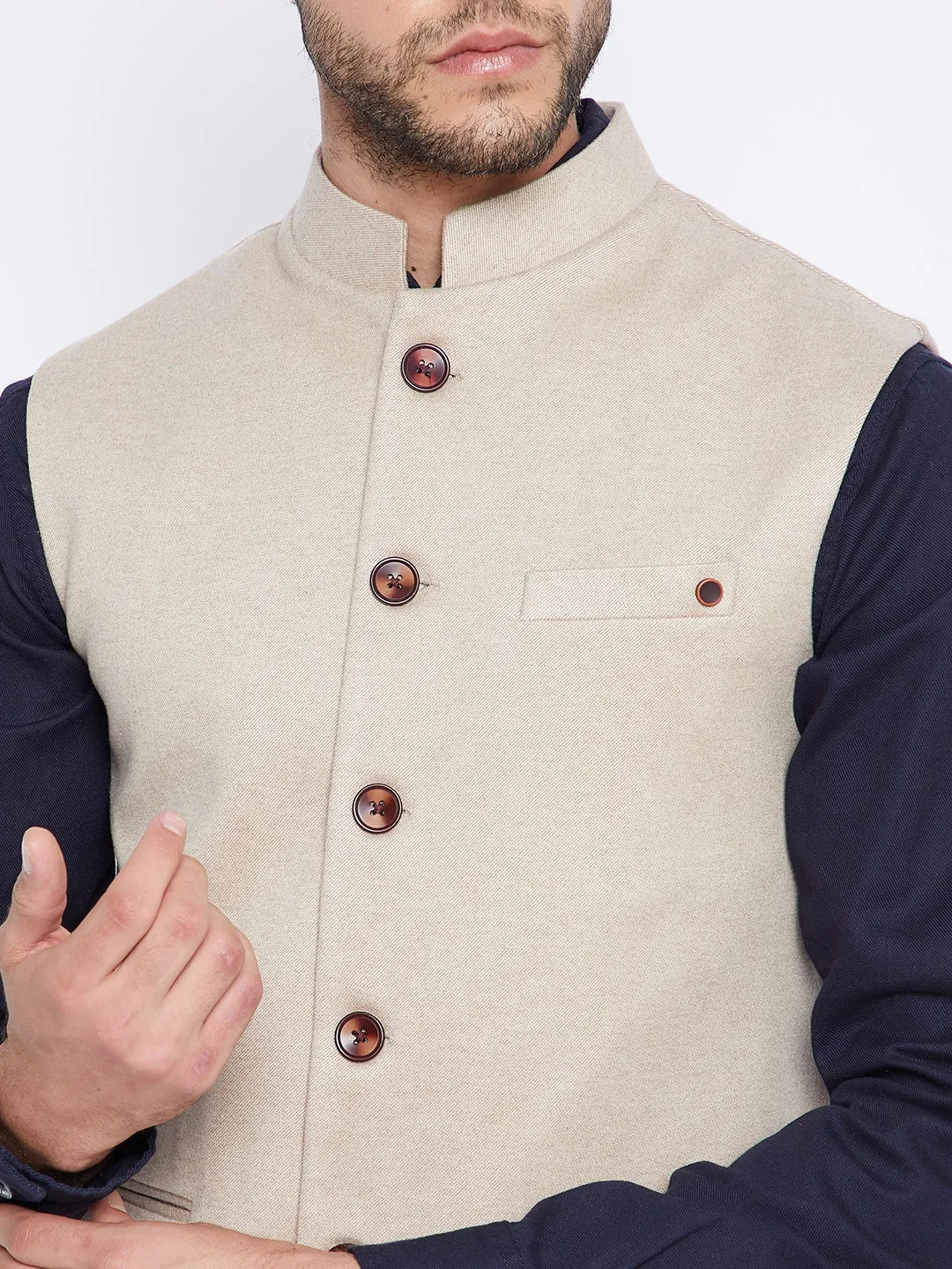 Beige Waistcoat