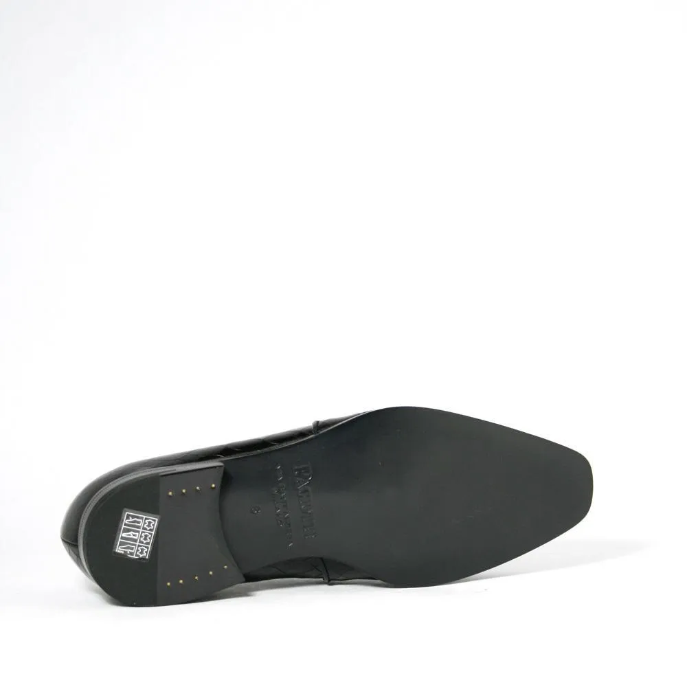 Cesare Paciotti Luxury Italian Magic Baby Black Leather Loafers (CPM2321)
