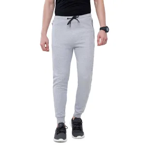 Classic Polo Men's White Solid Mélange Slim Fit Trendy Jogger Pant - Gioz-02 C