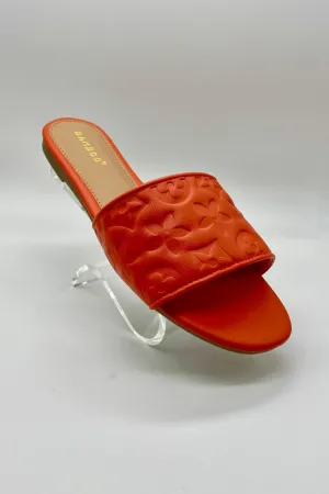 Comfy and Chic Sandals (Orange)