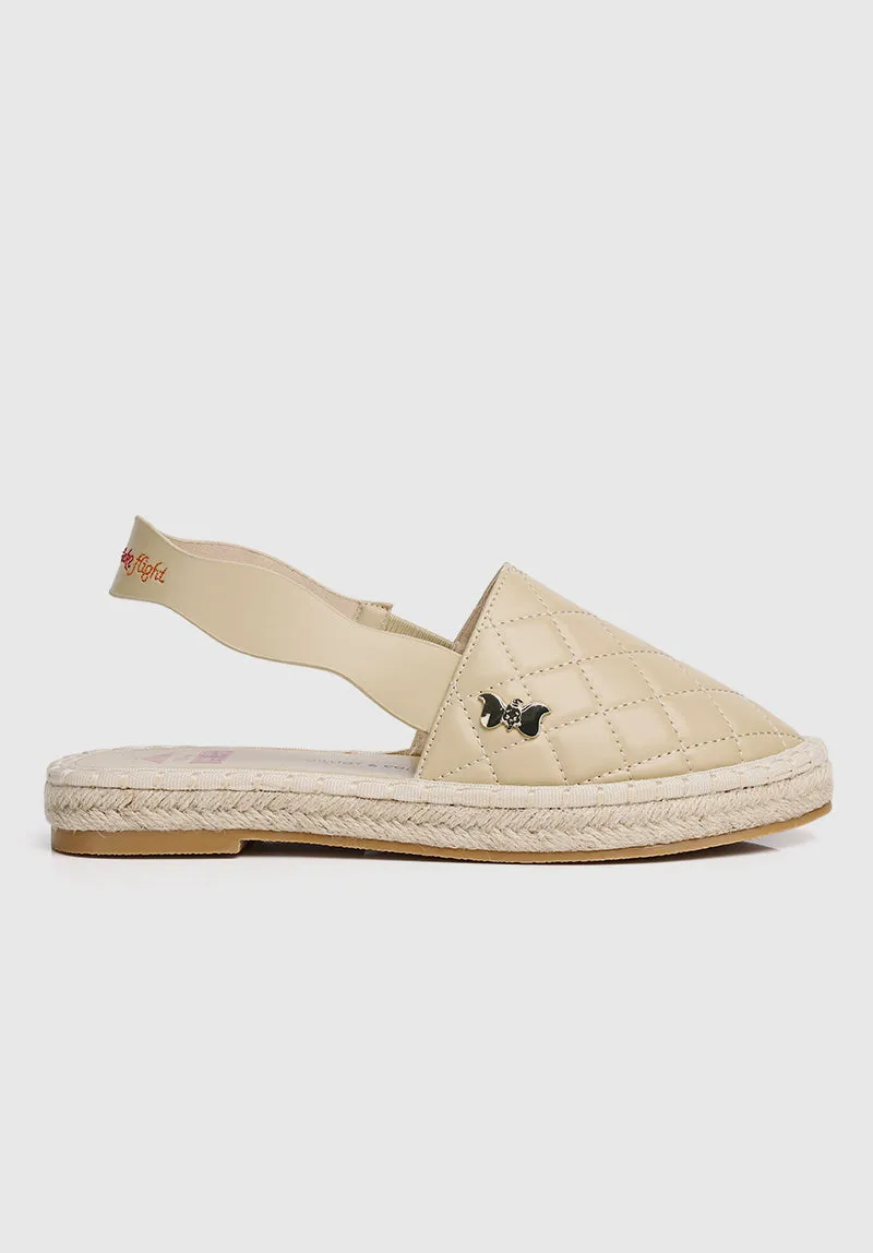 Disney Dumbo Dreams Take Flight Rounded Toe Slip Ons & Espadrilles (Light Yellow)