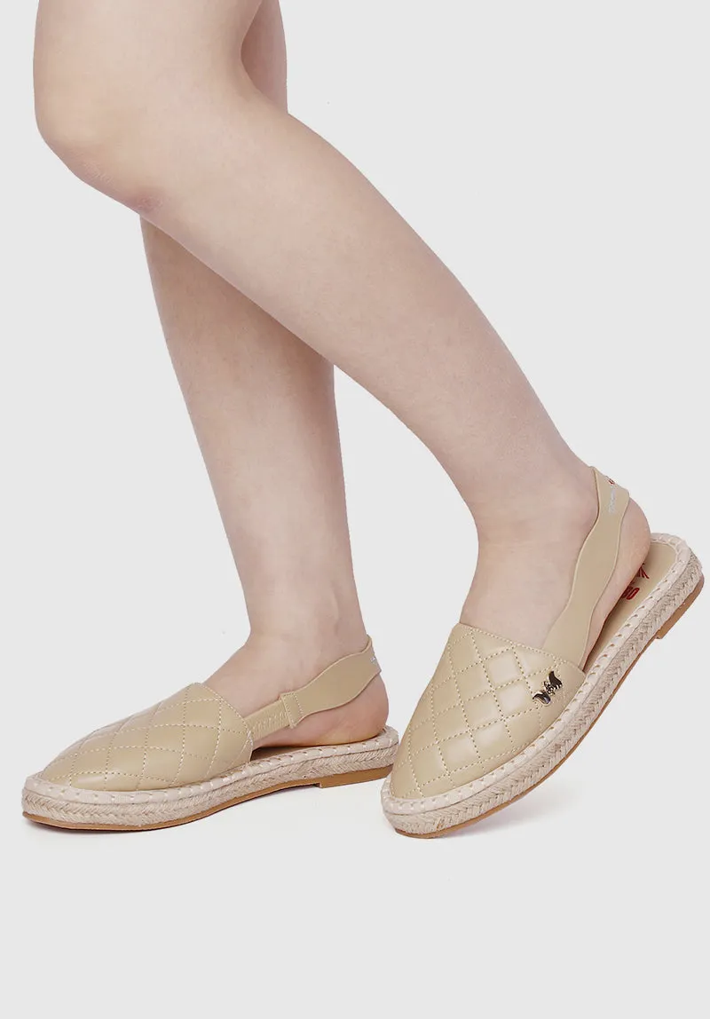 Disney Dumbo Dreams Take Flight Rounded Toe Slip Ons & Espadrilles (Light Yellow)