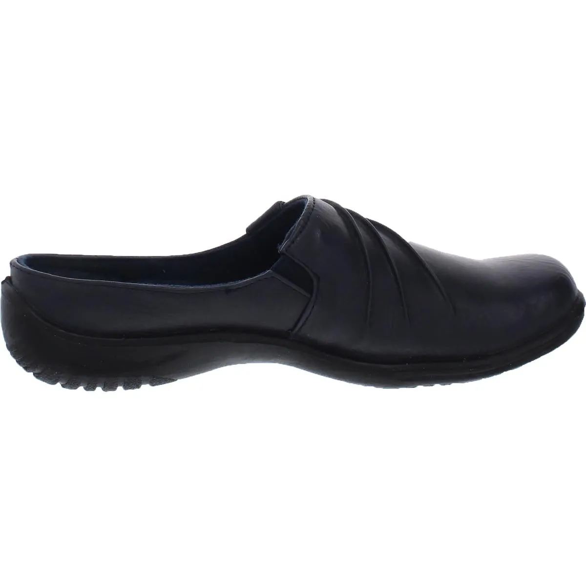 Easy Street Womens Holly Metallic Patent Clogs