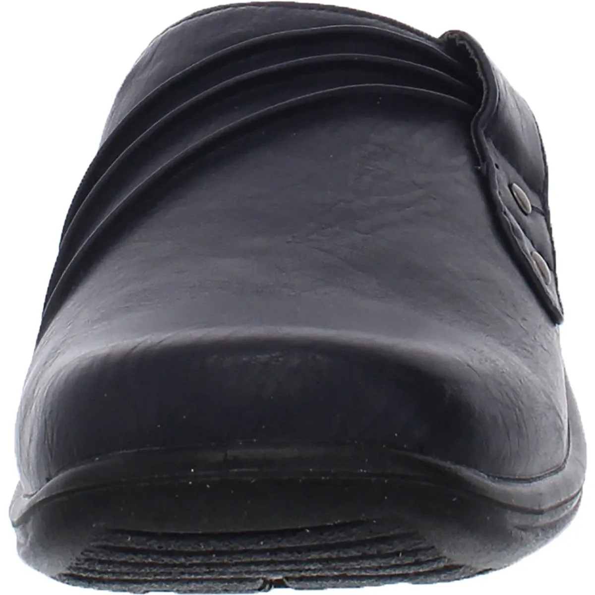 Easy Street Womens Holly Metallic Patent Clogs