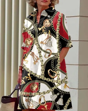 Elegant A-Line Retro Dress