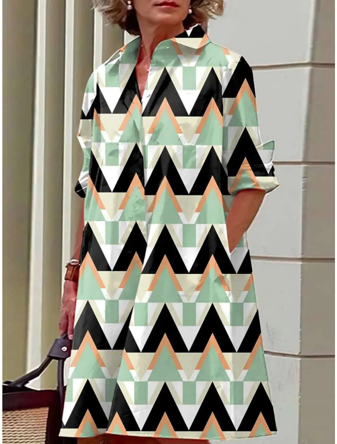 Elegant A-Line Retro Dress