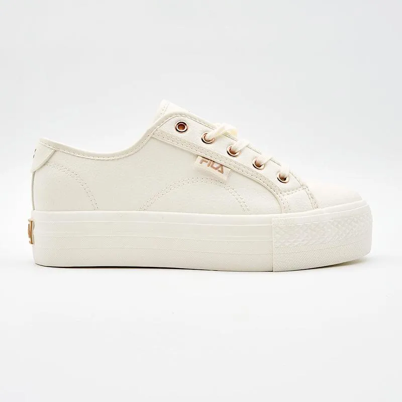 FILA Alessia Metallic  Sneaker - Gardenia/Rose Gold