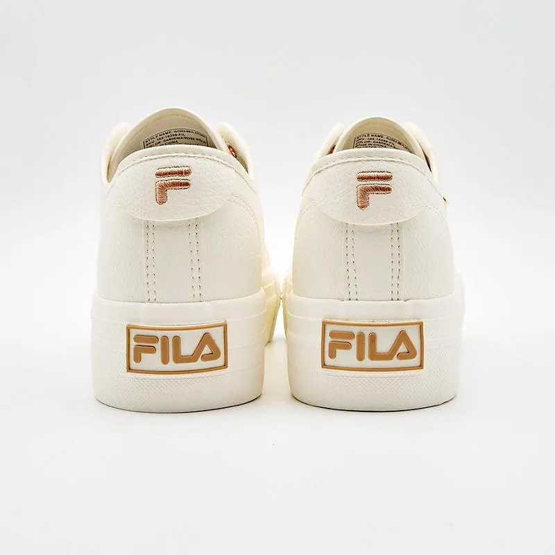 FILA Alessia Metallic  Sneaker - Gardenia/Rose Gold