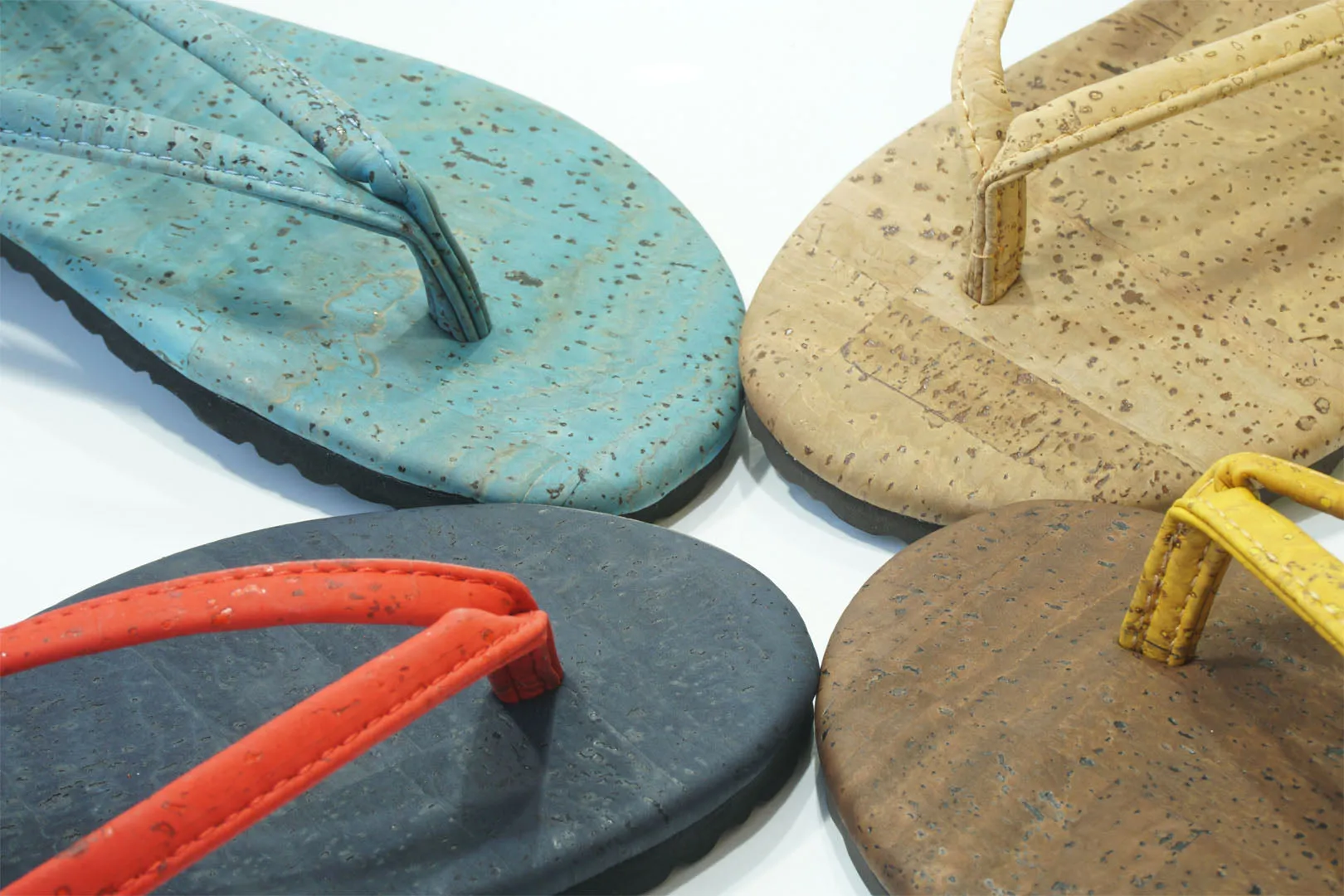 Flip Flop Cork Yellow Bay