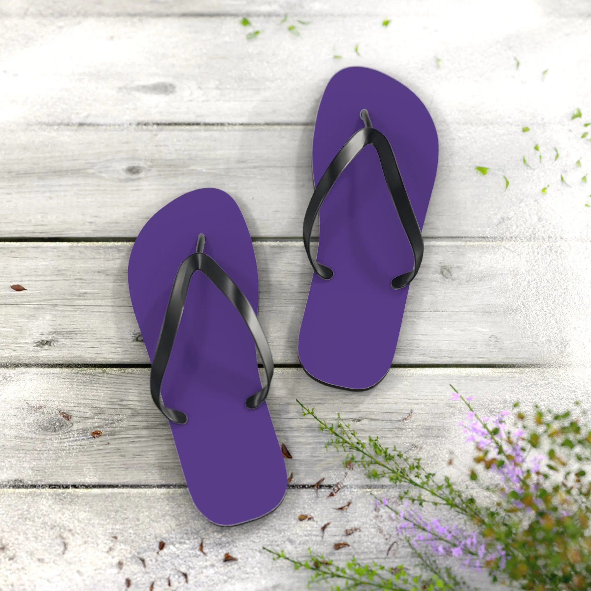 Grape Flip Flops