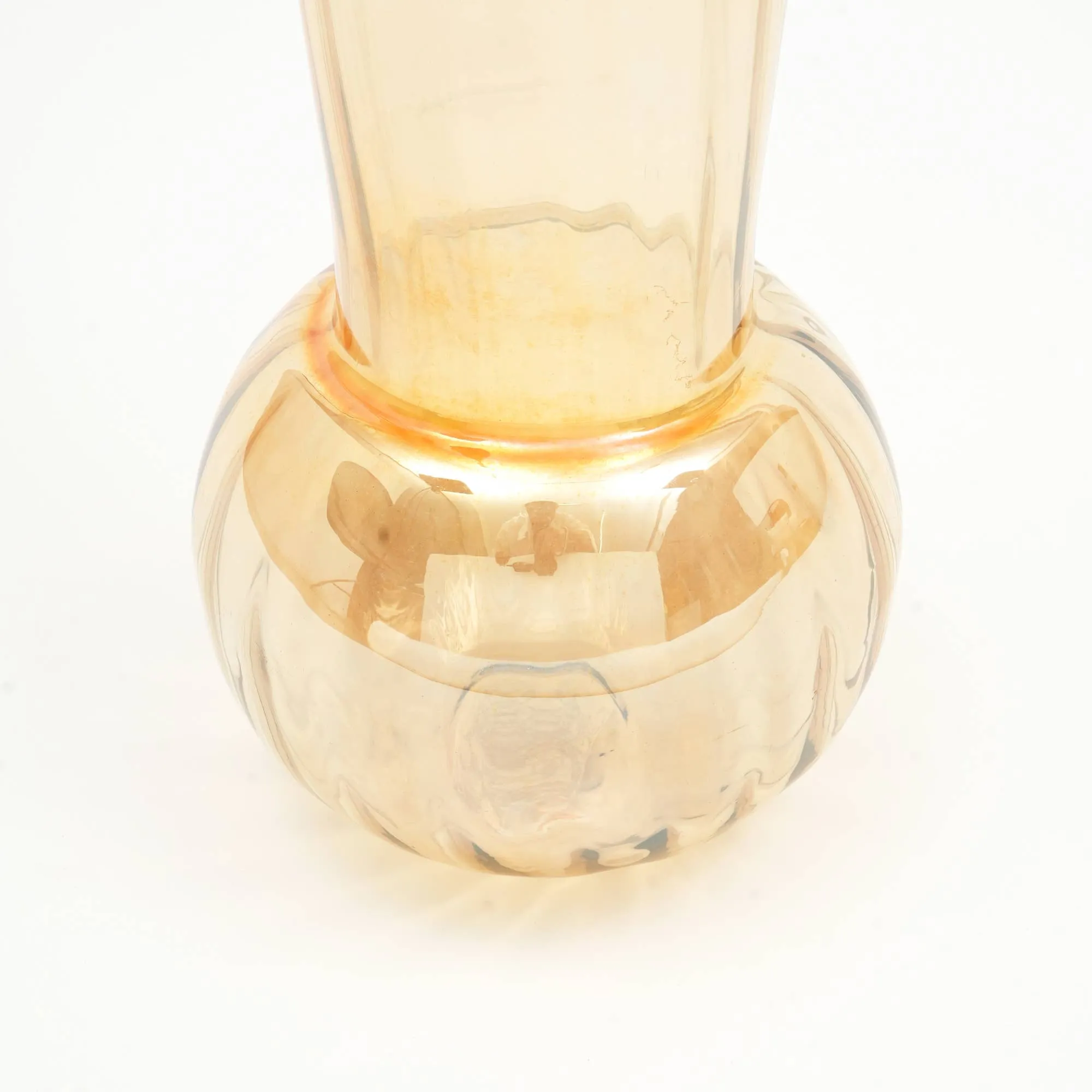 Handcrafted Whimsy Iridescent Vase