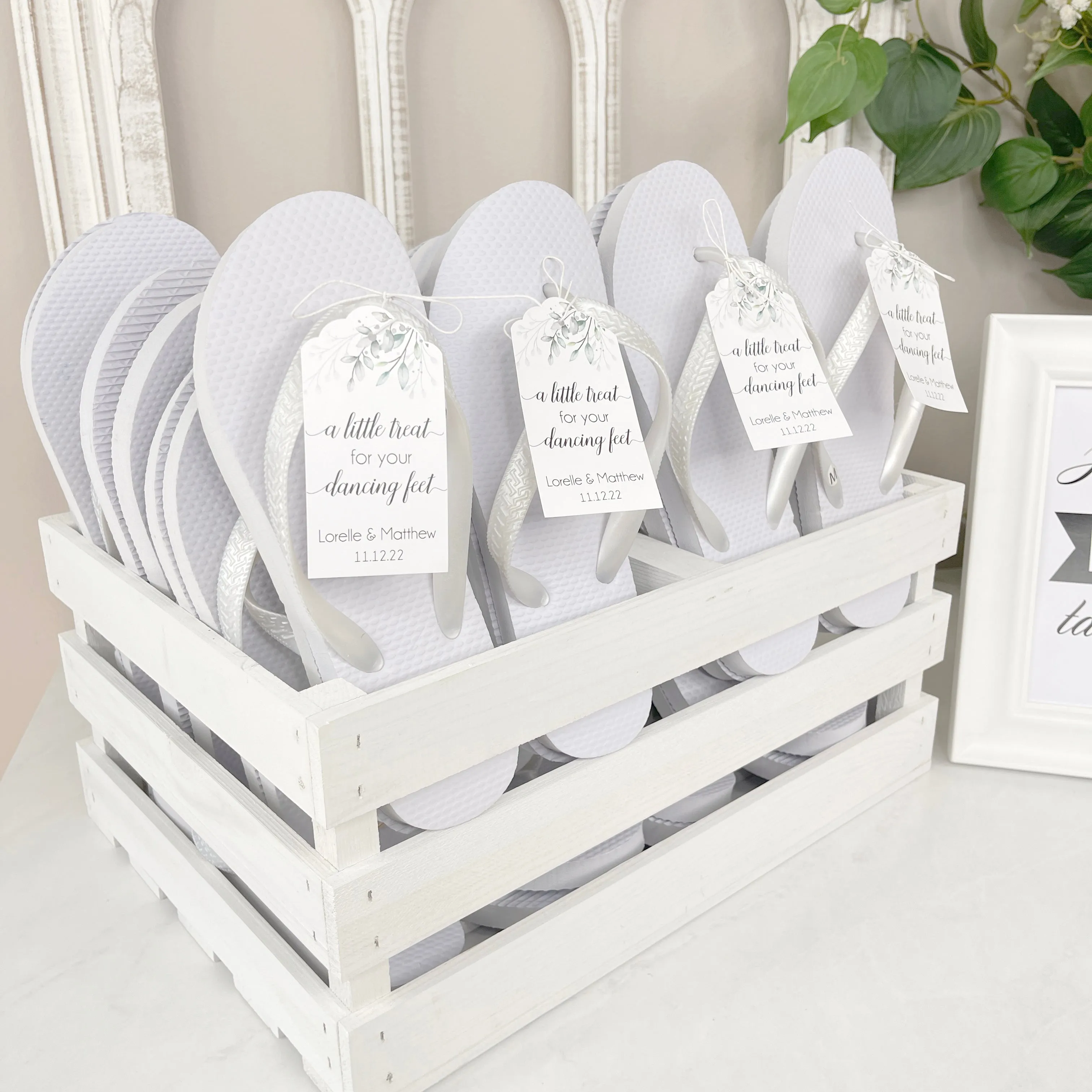 Handle Crate Bulk Flip Flop & Hang Tags Bundle (20 Pairs)