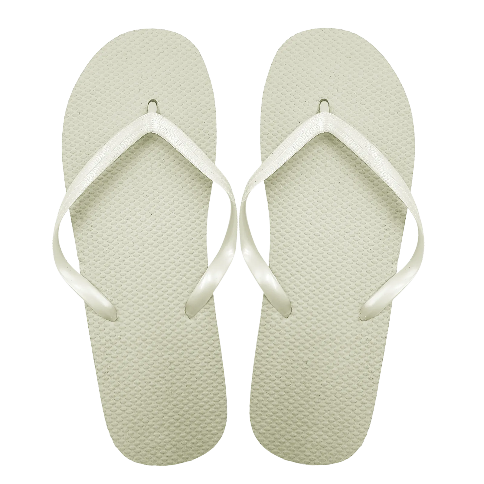 Ivory Flip Flops