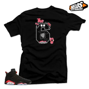 Jordan 6 Retro Black Infrared-The 6's Black Tee