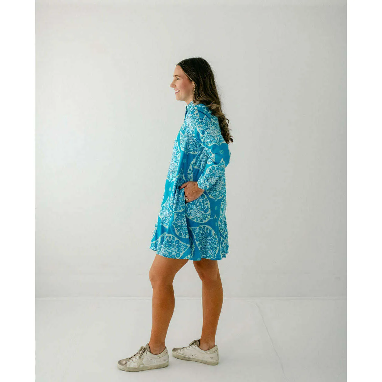 Livro Poly Dress in Botanical Leaf