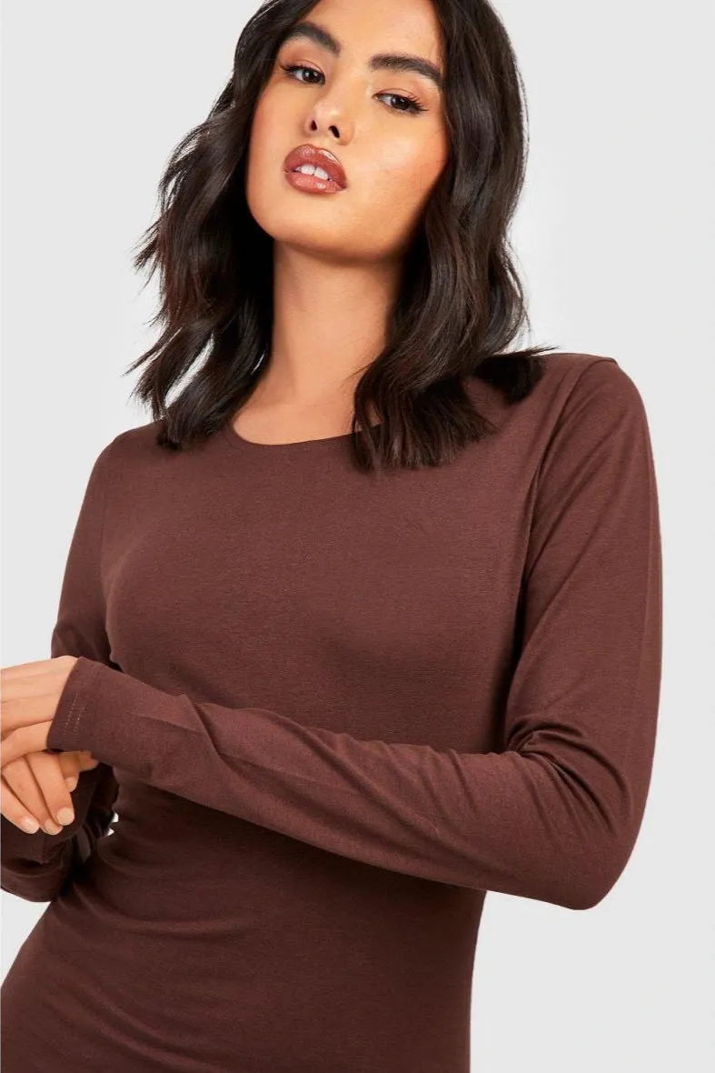 Madden Black Rib Knit Midi Dress