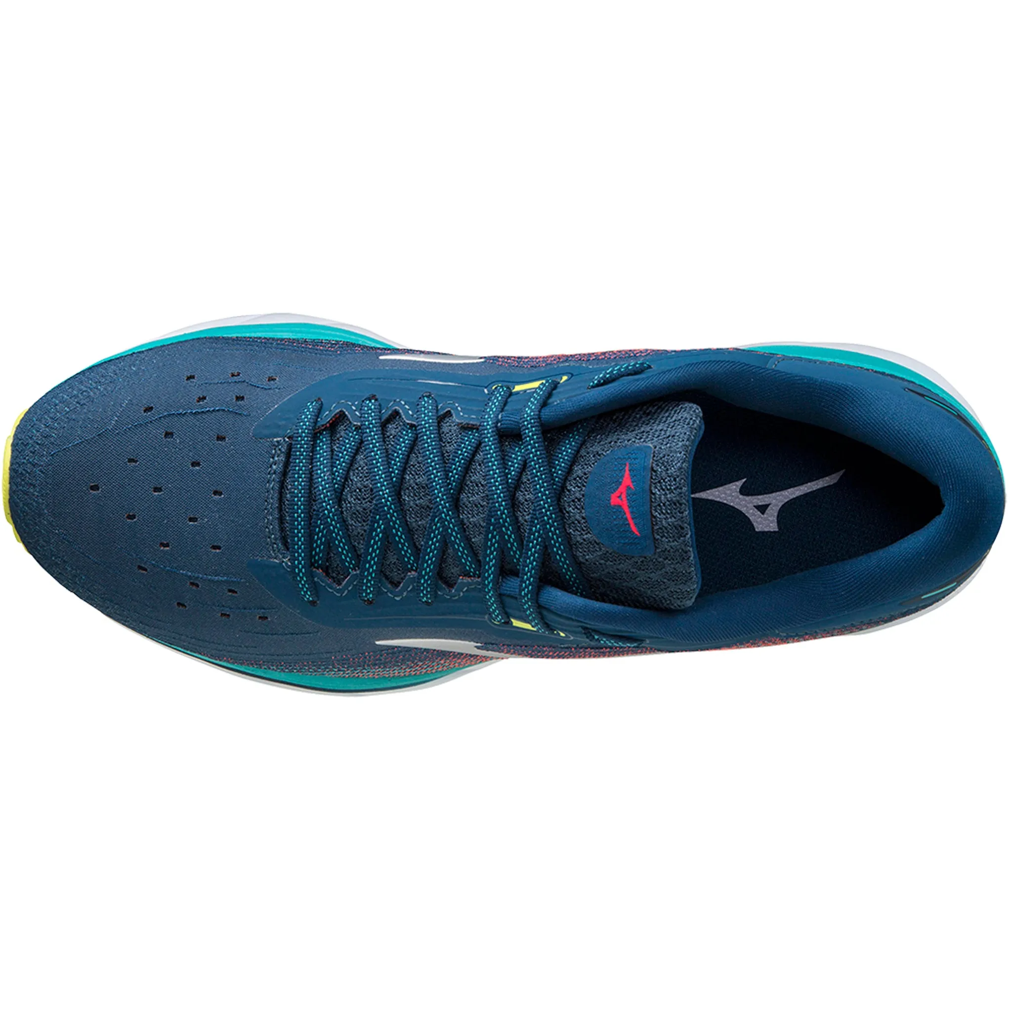 Mizuno Wave Sky 5 Men's GSea/Silver/IgnitionRed