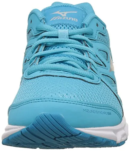 Mizuno Women R6A4B13, Synchro Md (W) Blue/Silver Running Shoes-4 UK/India (36.5 EU) (J1GF161803)