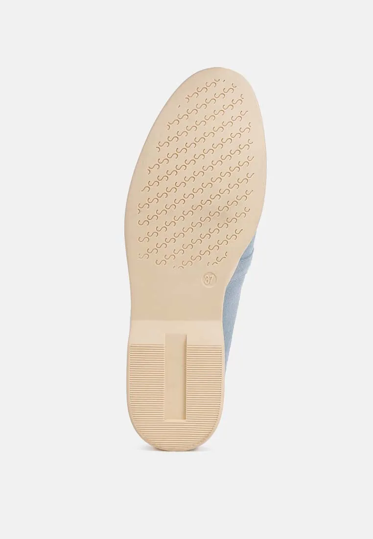 Nautica Genuine Suede Knot Detailed Loafers
