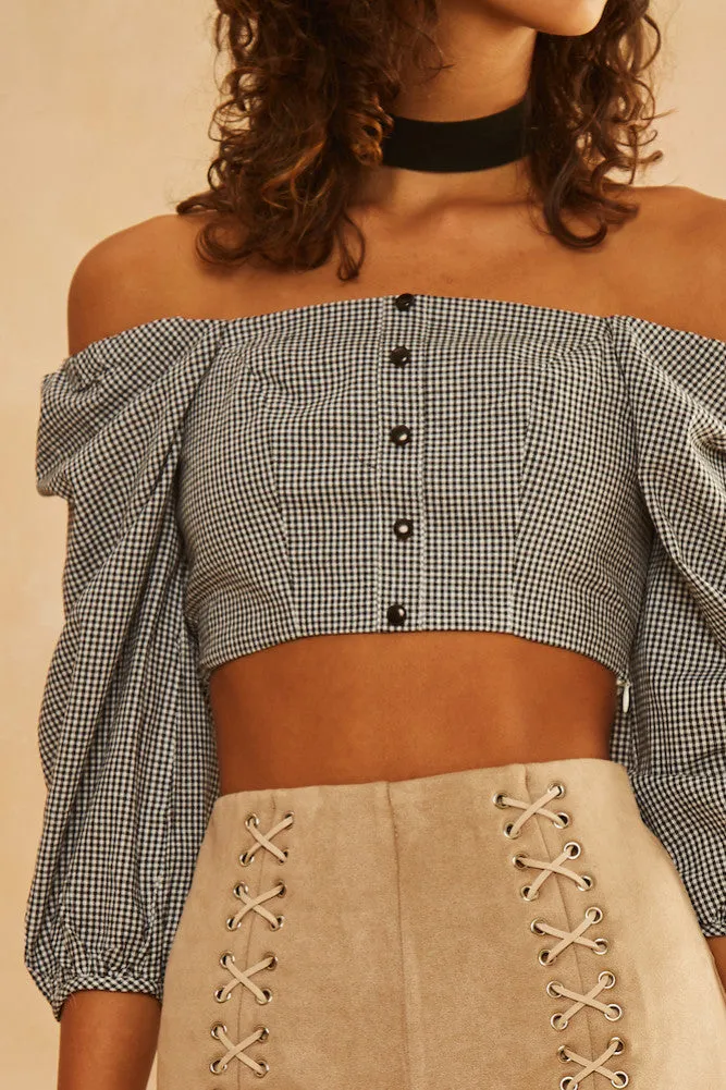 Orchid Crop Top