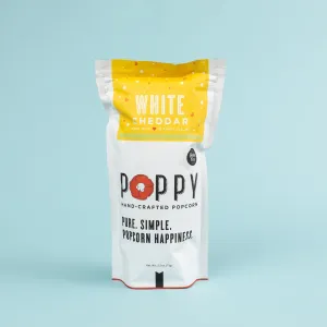 Poppy Handcrafted Popcorn-White Cheddar