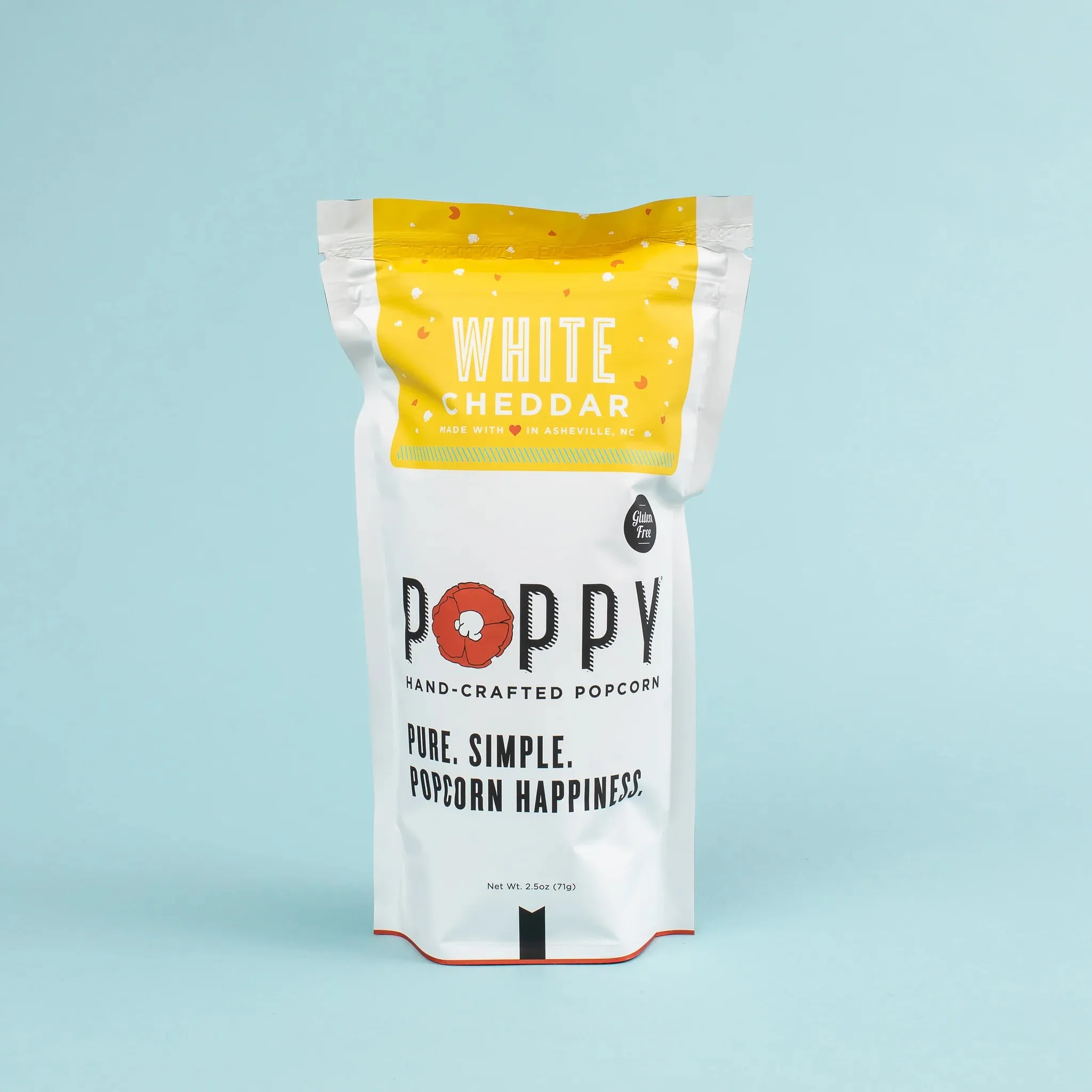 Poppy Handcrafted Popcorn-White Cheddar