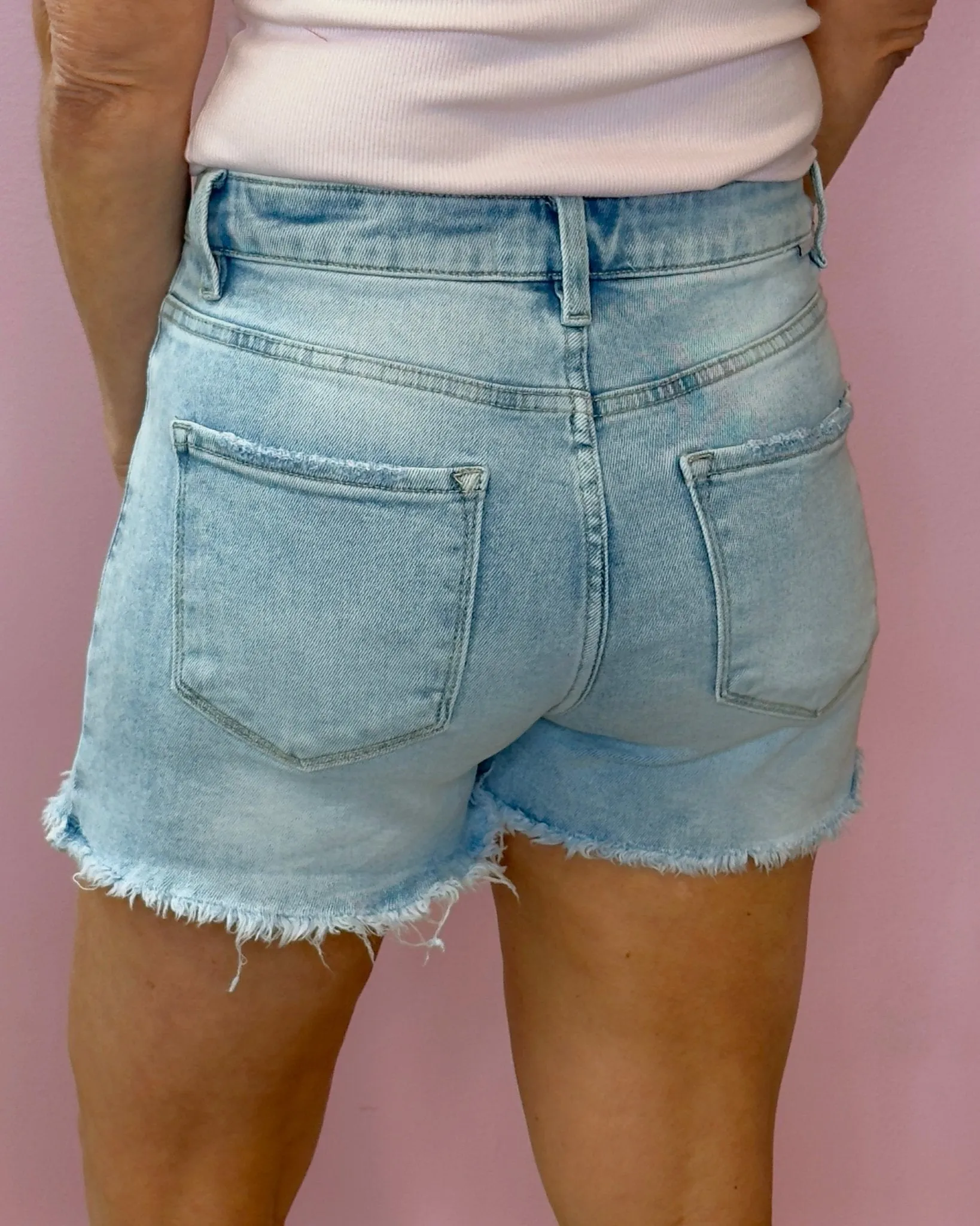 Risen Summer Crush Tummy Control Denim Shorts