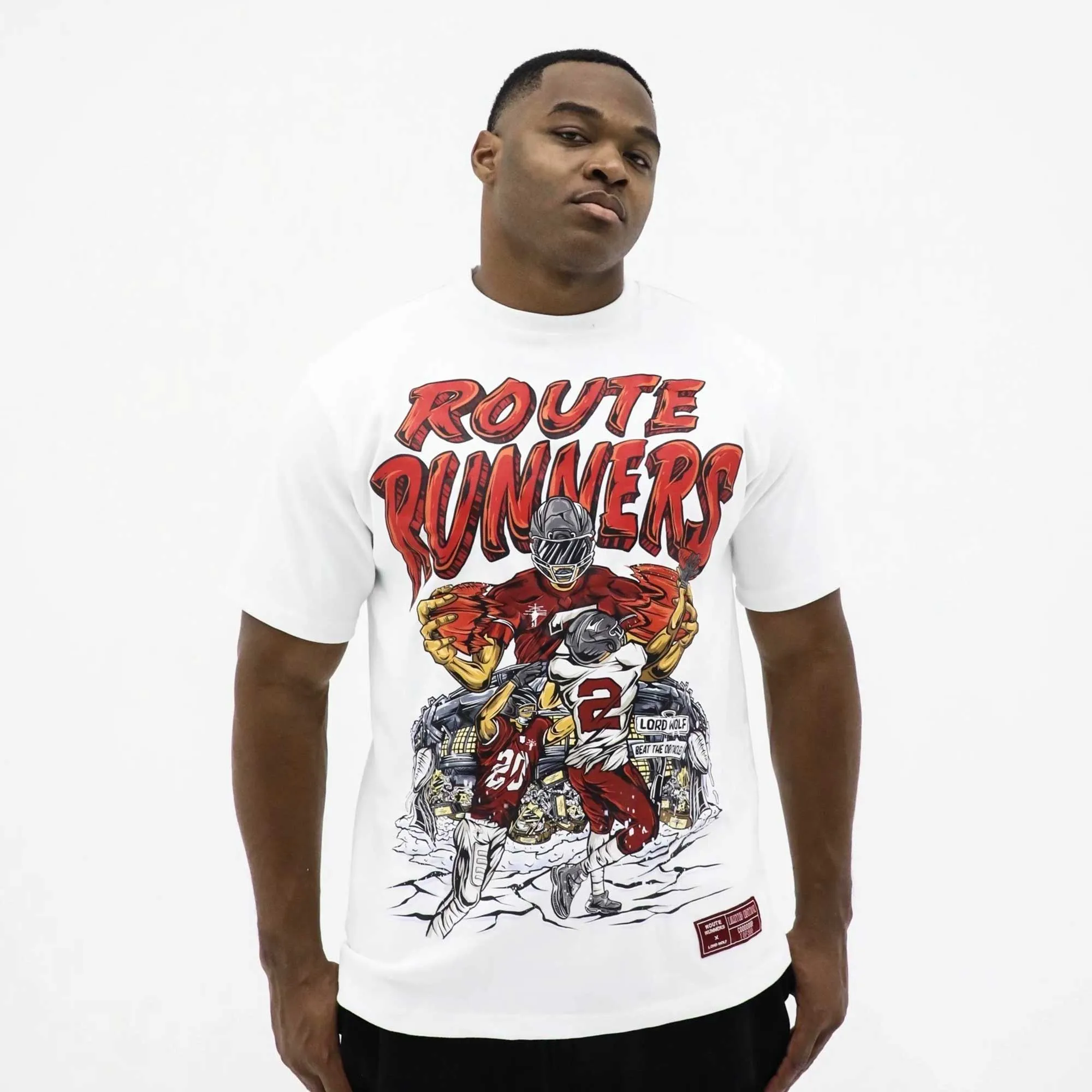 Route Runners/Lord Wolf Customizable T-Shirt - (White)