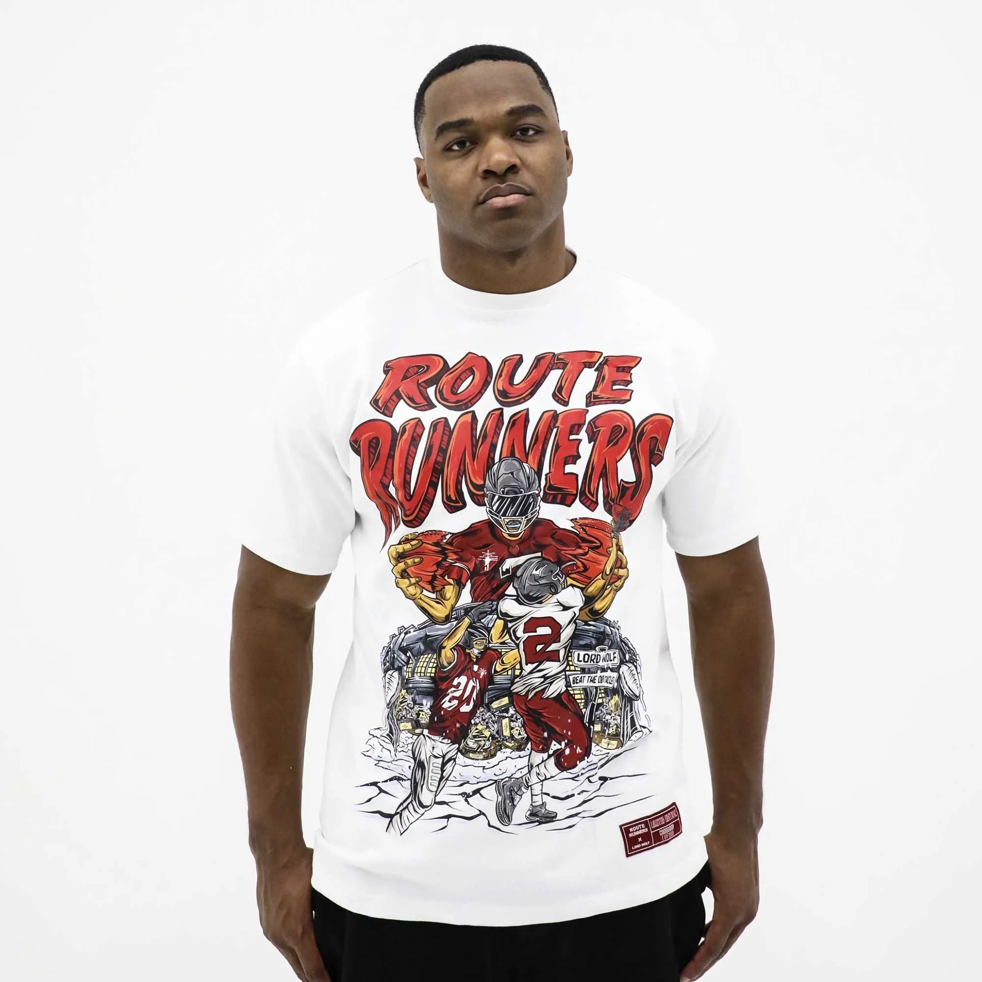 Route Runners/Lord Wolf Customizable T-Shirt - (White)