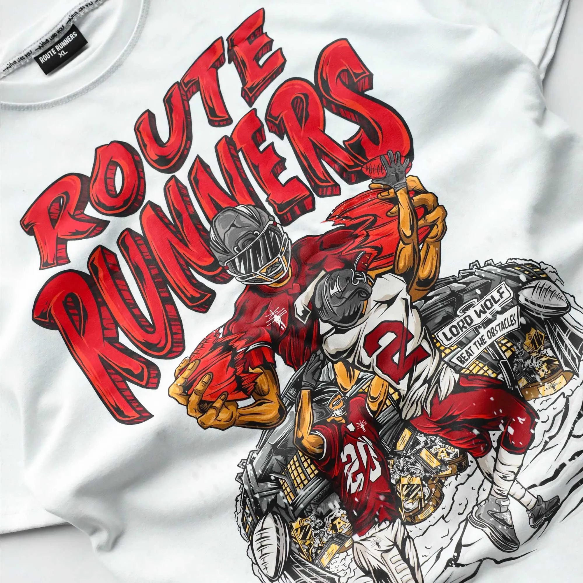 Route Runners/Lord Wolf Customizable T-Shirt - (White)