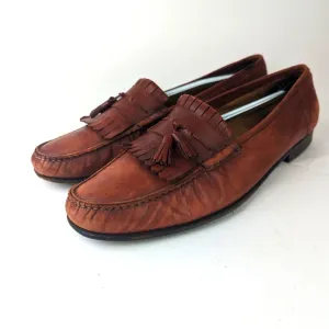 Santoni Men's Brown Tassles Loafer 15