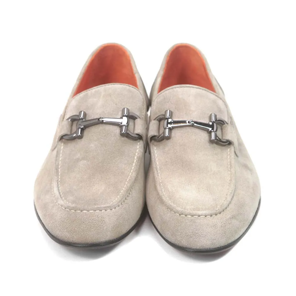 Sigotto Uomo Taupe Minsk Suele Bit Leather Sole Loafer