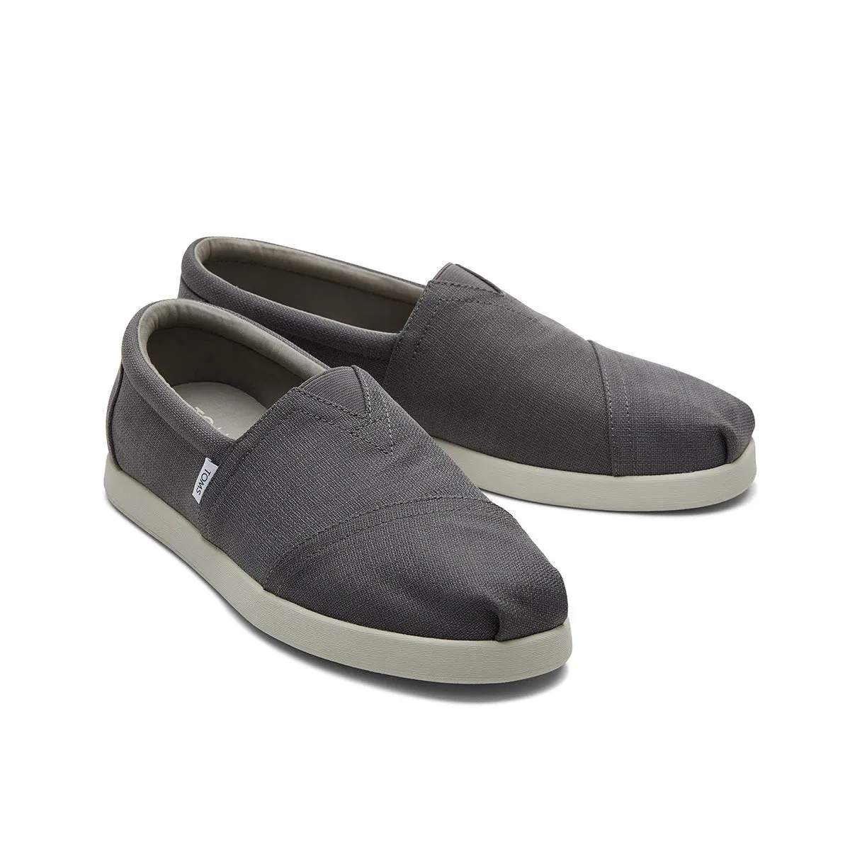 TOMS Espadrille Alpargata Forward Men - Forged Iron Grey Refibra Canvas
