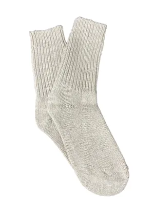West of Ireland Cashmere Socks | Beige