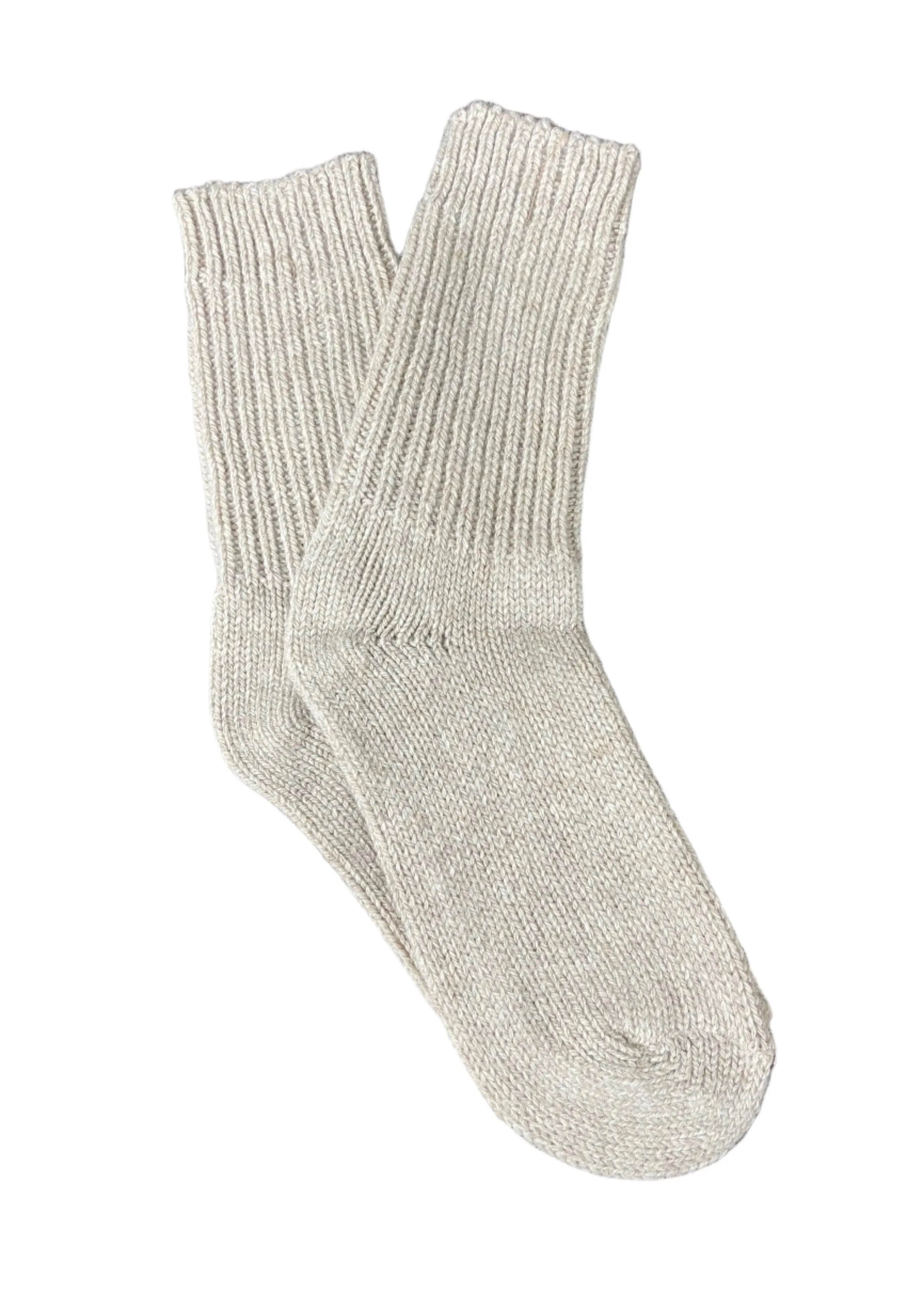 West of Ireland Cashmere Socks | Beige