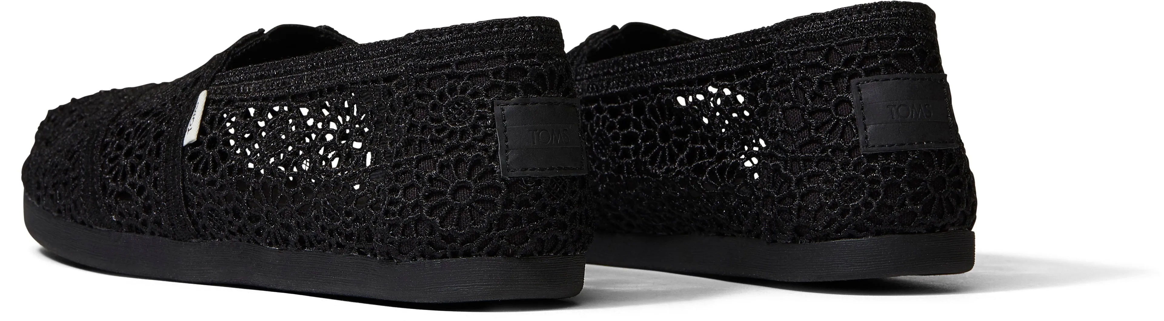 Women's Alpargata Classic - Black Moroccan Crochet