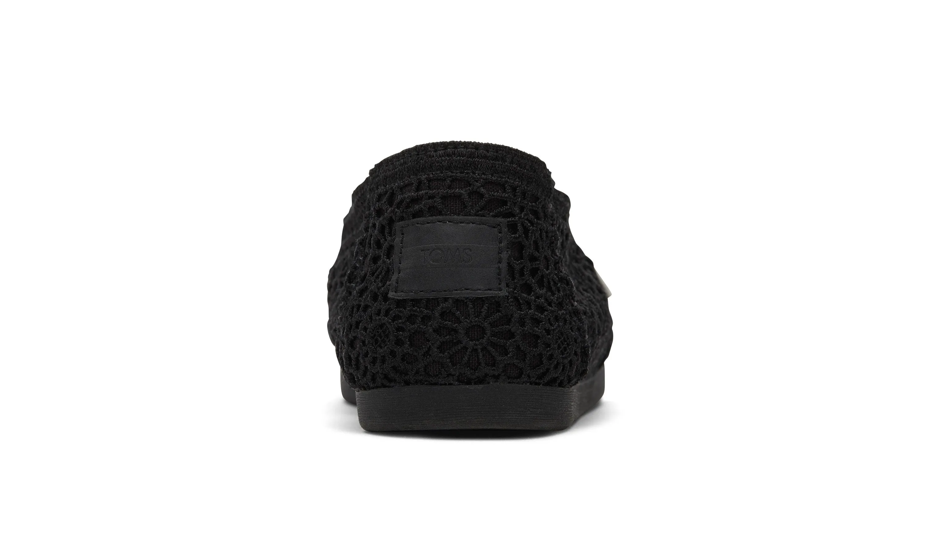 Women's Alpargata Classic - Black Moroccan Crochet