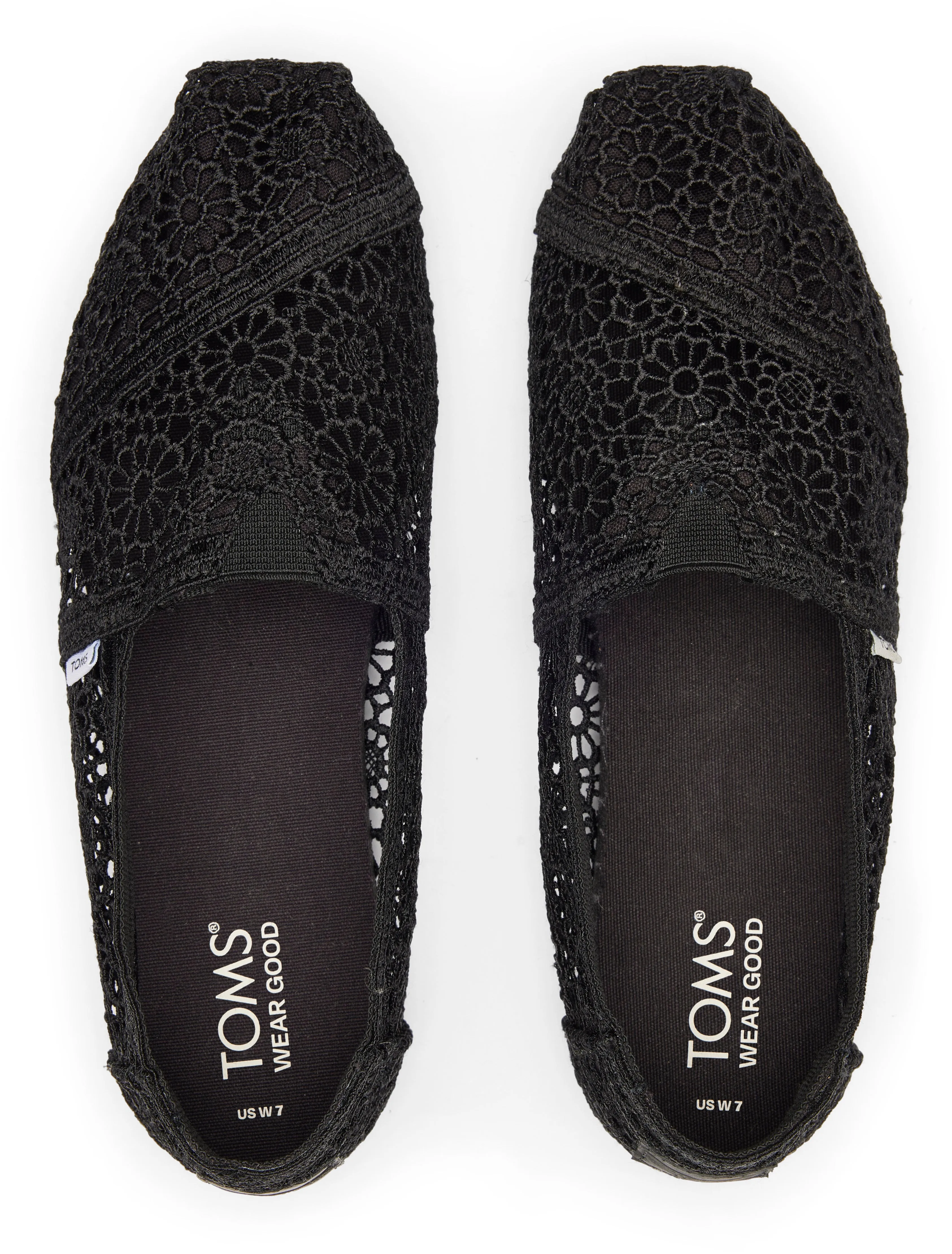 Women's Alpargata Classic - Black Moroccan Crochet