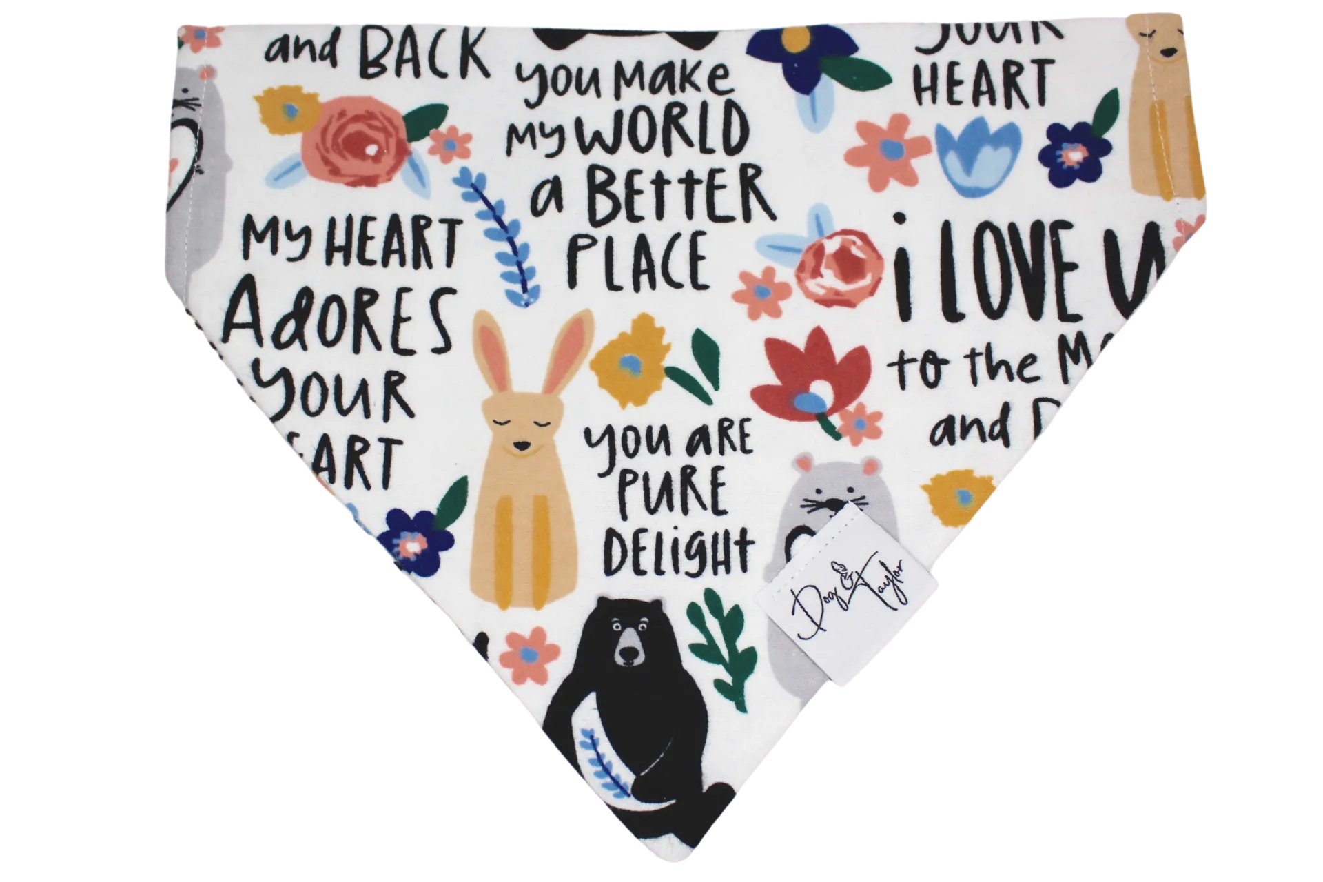 You Make My World A Better Place Dog Bandana
