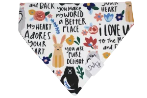 You Make My World A Better Place Dog Bandana